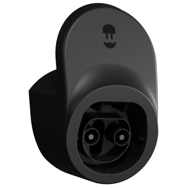 Wallbox kabelhouder / gun houder voor Wallbox pulsar plus, wallbox pulsar max, wallbox pulsar pro, wallbox copper, wallbox quasar en andere wallbox producten. Mooie, compacte zwarte kabelhouder